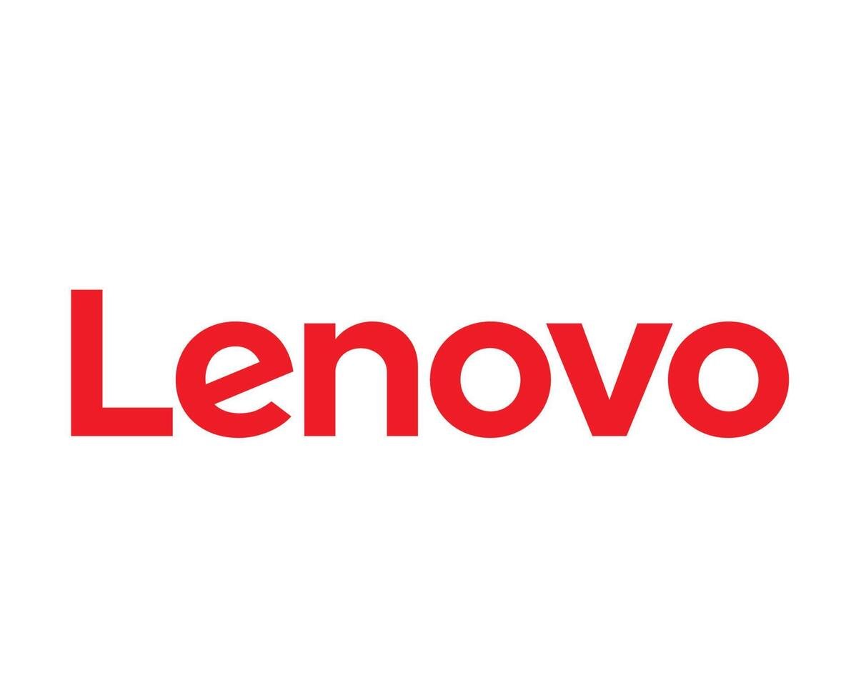 20927745 lenovo logo marque telephone symbole nom rouge conception chine mobile vecteur illustration gratuit vectoriel